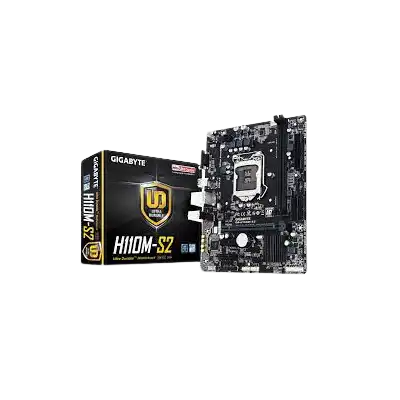 Gigabyte H110M-S2 Motherboard Support G4400 Processor, 7th Generation PC