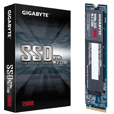 GIGABYTE NVME 256GB M.2 2280 PCIe Gen3 Internal Solid State Drive(SSD)