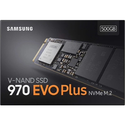 Samsung 970 EVO Plus 500GB PCIe NVMe M.2 (2280) Internal Solid State Drive (SSD)