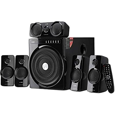 F&D F6000X Powerful 135W Bluetooth Home Audio Speaker and Home Theater System (5.1, Black)
