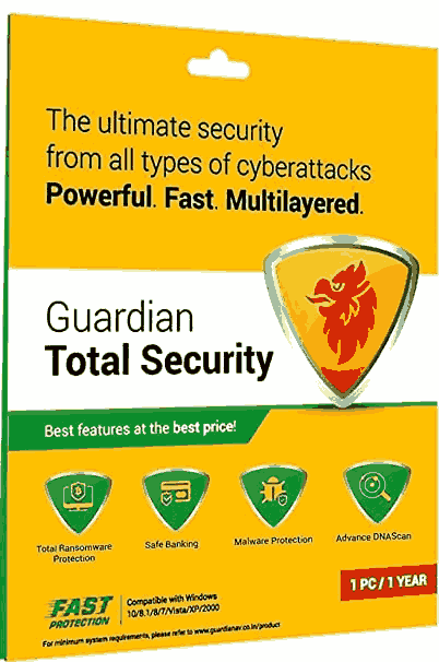 Quickheal® Guardian Total Security (1yr) | Radium Box | Radium Box