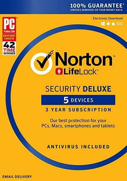Norton Security Deluxe - (5 devices) - (36 months) ESD