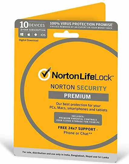 Norton360 Premium - (10 devices) - (36 months) ESD | Radium Box