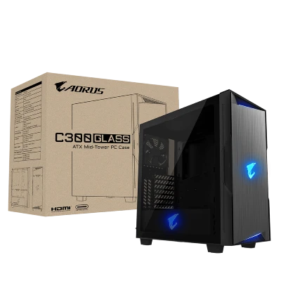 Aorus Gigabyte AC300W  Mid-Tower PC Case(Black)
