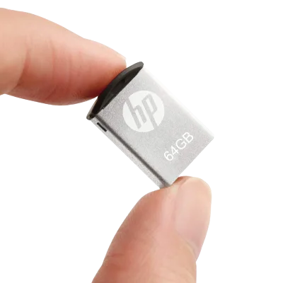 HP v222w 32GB/64GB USB 2.0 Pendrive ( Silver )