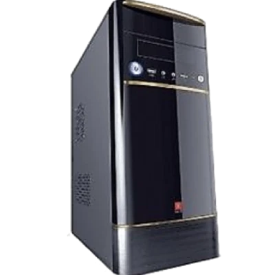 iBall Elegance Computer Case (Black Gold)