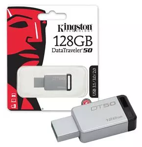 Kingston DataTraveler 50 128GB USB 3.0 Flash Drive