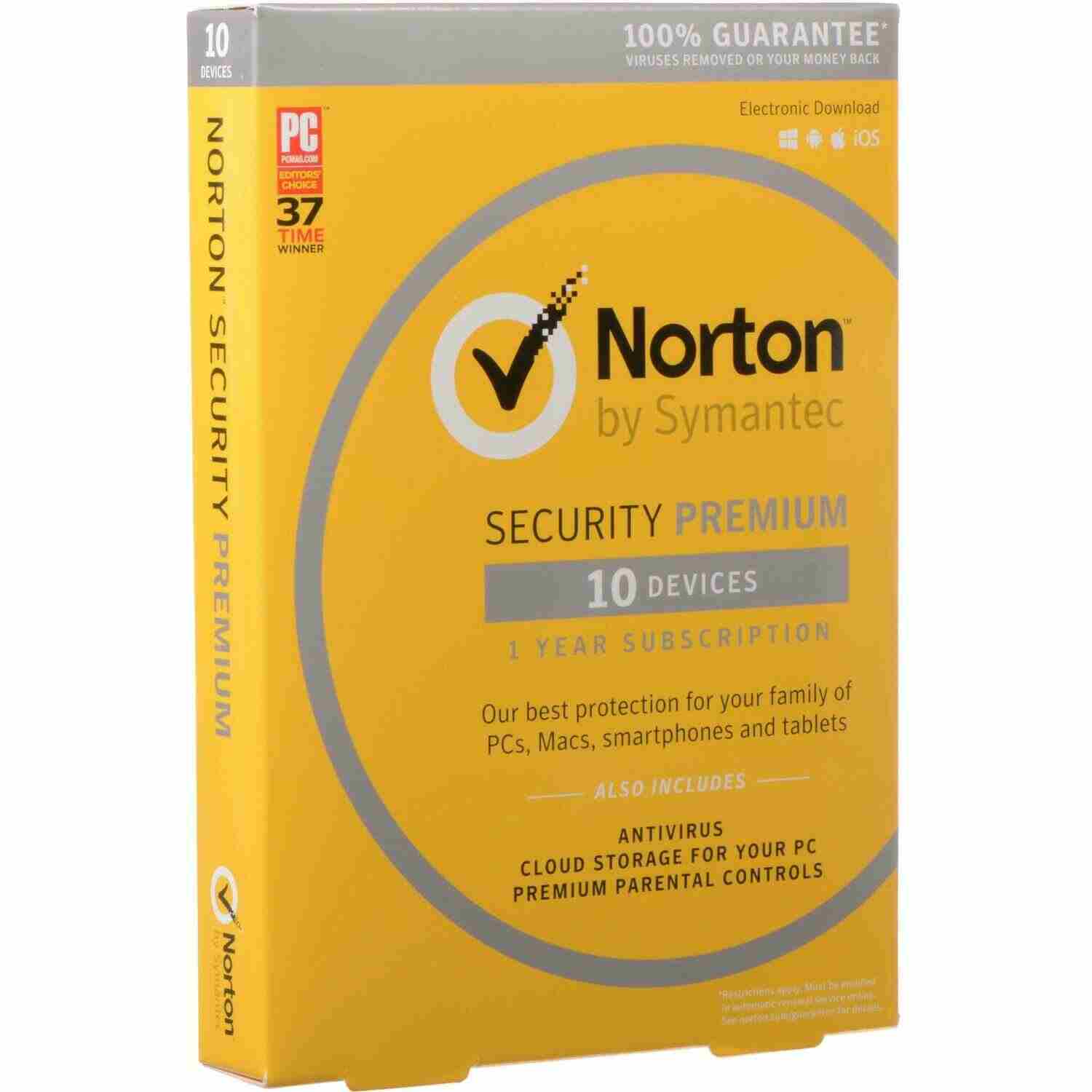 Norton Security Premium - (10 devices) - (12 months) ESD | Radium Box