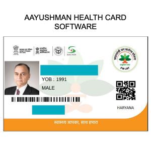 Ayushman Health PVC Card Printing Software