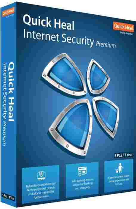 QuickhealÂ® Internet Security Windows (5pc) (Desktop) (1 year)