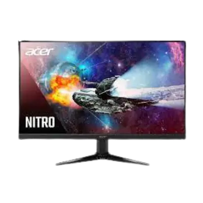 Acer Nitro QG271 27 inch Full HD Gaming Monitor I VA Panel I 1 MS Response Time I 75 Hz Refresh Rate I 300 Nits I AMD Free Sync I 1 X VGA 2 X HDMI I Eye Care Features
