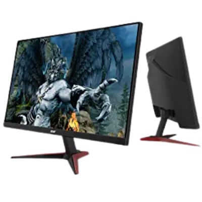 Acer Nitro VG240Y 23.8 inch FHD 1920 X 1080 Resolution Gaming Monitor (IPS Panel, FreeSync, 165Hz, 0.5 MS, DP, 2 x HDMI, Black) Stereo Speakers